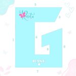 G - 3D LETTER ADVENT CALENDAR TEMPLATE