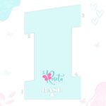 I - 3D LETTER ADVENT CALENDAR TEMPLATE