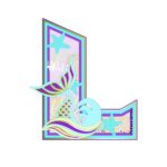 TEMPLATE: 3D LETTER L MERMAID LAMP