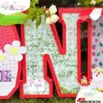TALLER online montaje - Letras 3D ONE + Abecedario letras 3d La Roseta, recto de 27cm, 15cm, 10cm - Archivos SVG, Studio, Brother Scanncut. - Imagen 4