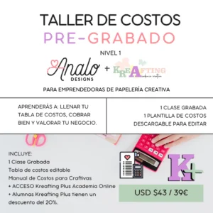 Taller de Costos GRABADO