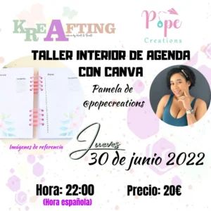 TALLER INTERIOR DE AGENDA CON CANVA