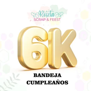 TALLER BANDEJA DE CUMPLEAÑOS - 6K GRATIS
