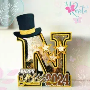 ONLINE WORKSHOP 3D LETTER BOX N – NEW YEAR