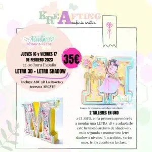 Taller ABCVIP - Febrero2023 - Letra 3D y Letra Shadow