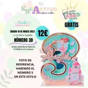 Taller ABCVIP - Marzo2023 - "5" número 3D